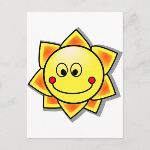 Sun Happy Sun Postcard