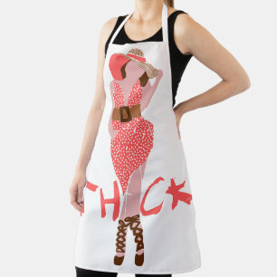 Sun Hat Polka Dot Dress Thick Chick Apron