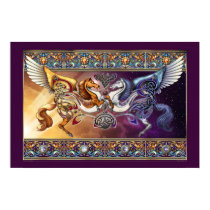 Sun Horse, Moon Horse Poster (30x20")