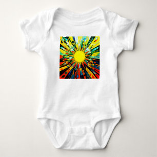 Sun In Abstract 910 Baby Bodysuit