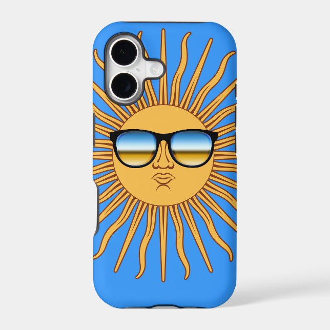 Sun in Shades Iphone Case (Back)