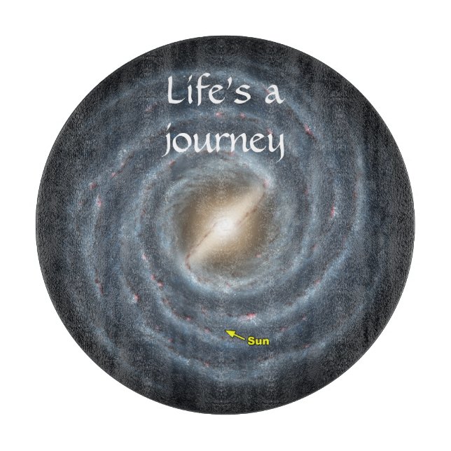 Sun in  the Milky Way NASA Cutting Board (Front)