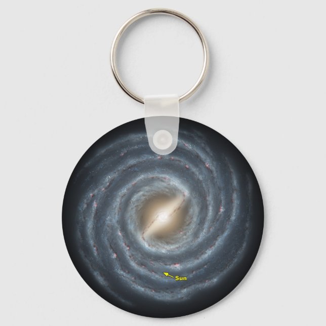 Sun in  the Milky Way NASA Keychain (Front)