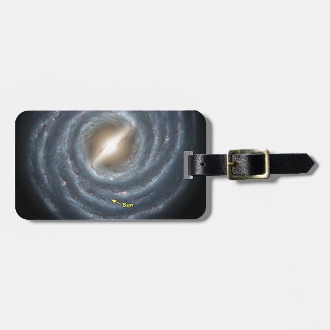 Sun in  the Milky Way NASA Luggage Tag (Front Horizontal)