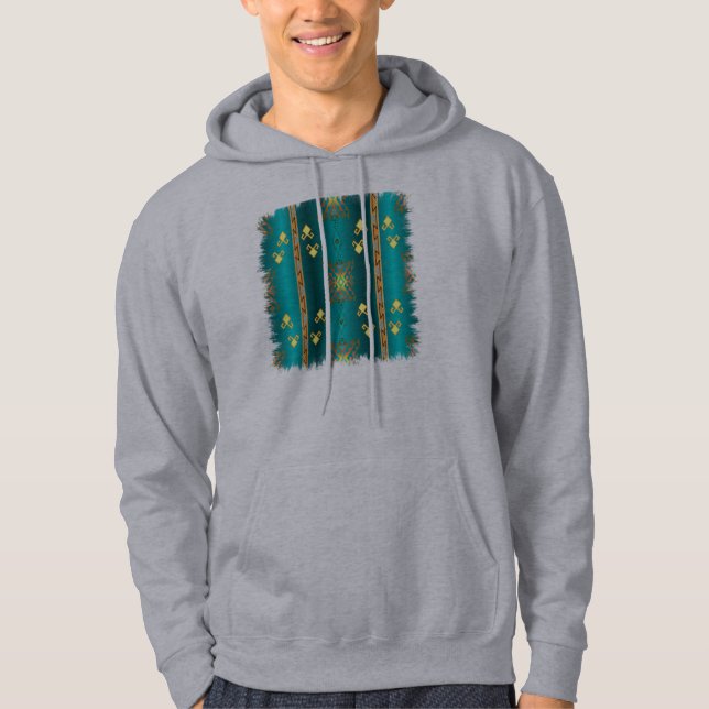 Sun In Winter Blanket Pattern Sweatshirt (Front)
