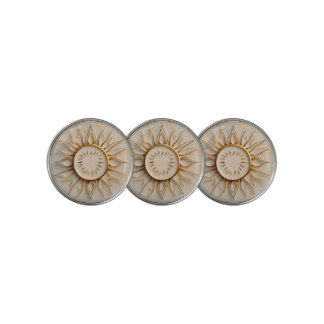 "Sun Inspired" Golf Ball Marker