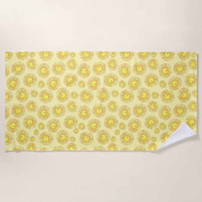 Sun is Shining -  Beach Towel (Front)