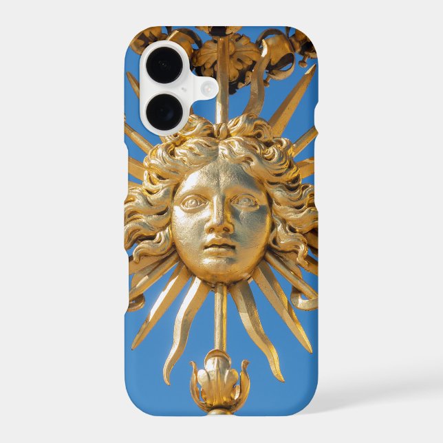 Sun King on Golden gate of Versailles castle Case-Mate iPhone Case (Back)