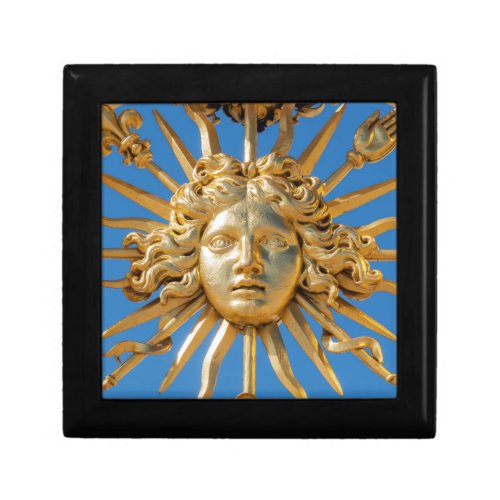 Sun King on Golden gate of Versailles castle Gift Box