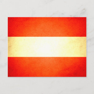 Sun kissed Austria Flag Postcard