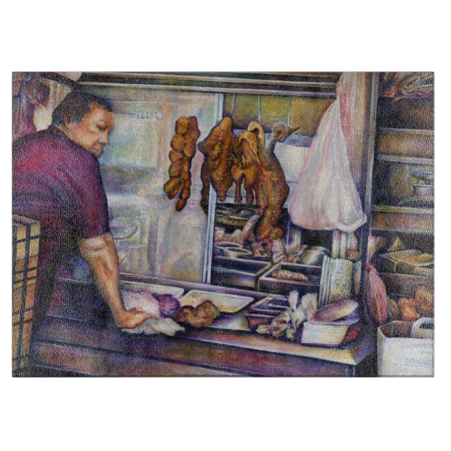 Sun-Kissed Chicken, Singapore Cutting Board (Front)