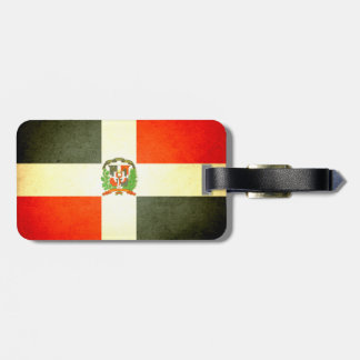 Sun kissed Dominican Republic Flag Luggage Tag