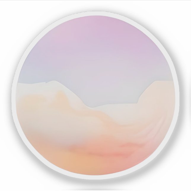 Sun-Kissed Horizon Sticker (Front)