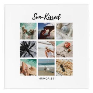Sun-Kissed Memories Photo Collage Acrylic Print