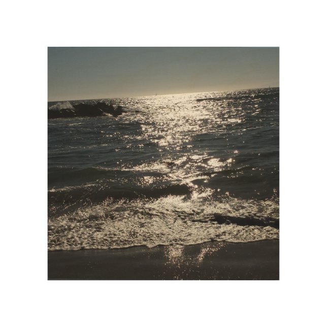 SUN KISSED OCEAN WOOD WALL DECOR (Front)