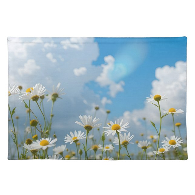 Sun-Kissed Petals Cloth Placemat (Front)
