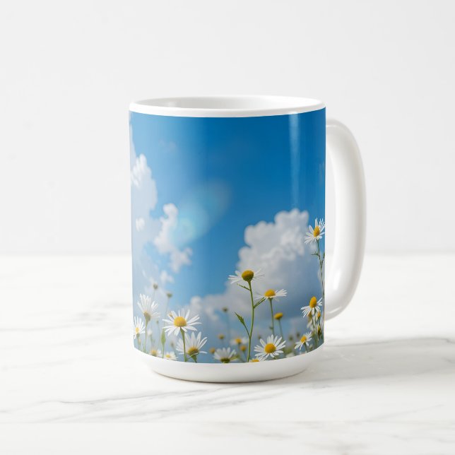 Sun-Kissed Petals Coffee Mug (Front Right)