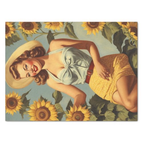 Sun_Kissed Pin_Up A Decoupage Delight Tissue Paper