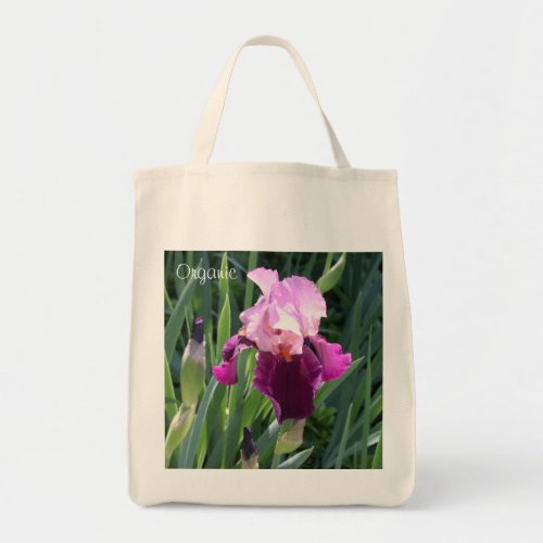 Sun_kissed Pink Iris Garden  Tote Bag