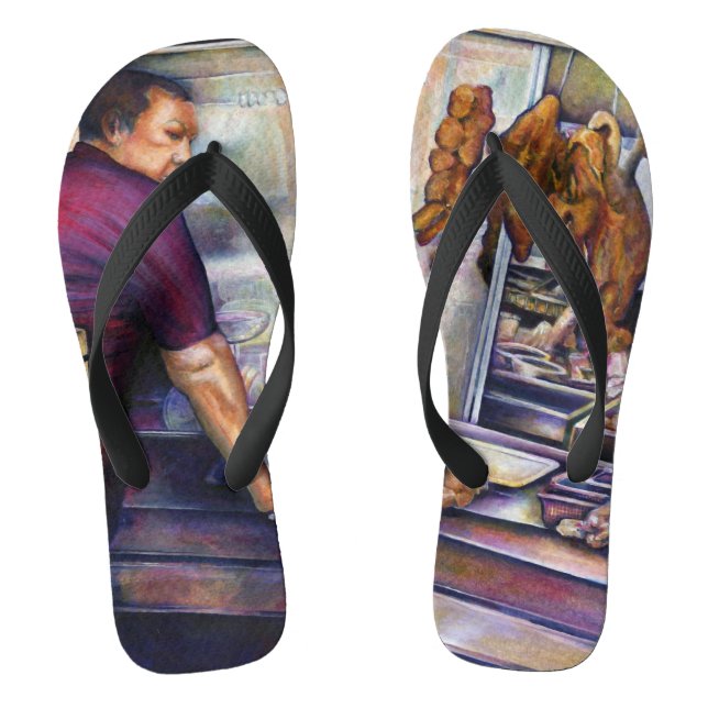 Sun-Kissed Singapore Flip Flops (Footbed)