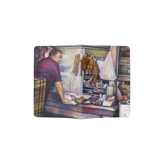 Sun-Kissed Singapore Passport Holder (Opened)