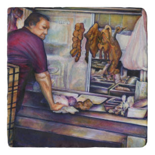 Sun-Kissed Singapore Trivet