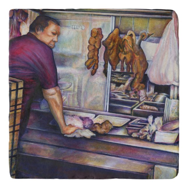 Sun-Kissed Singapore Trivet (Front)