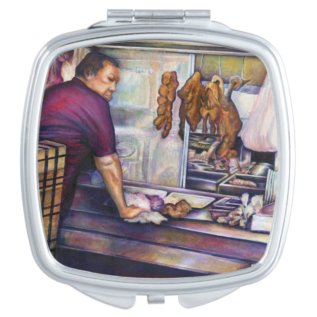 Sun-Kissed Singapore Vanity Mirror (Front)