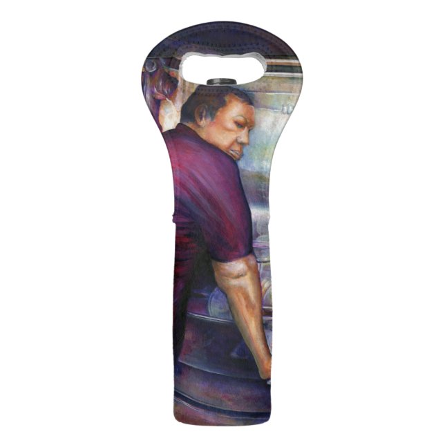 Sun-Kissed Singapore Wine Bag (Front)