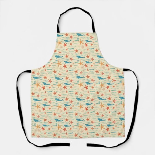 Sun-kissed Skin, Ocean Waves, Tropical Vibes Apron