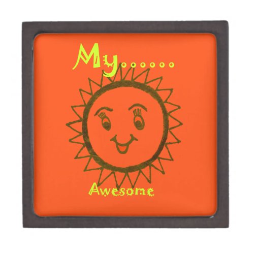 Sun_Kissed Smiles Unveiling Awesome Sunshine Face Keepsake Box