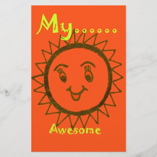 Sun_Kissed Smiles Unveiling Awesome Sunshine Face Stationery