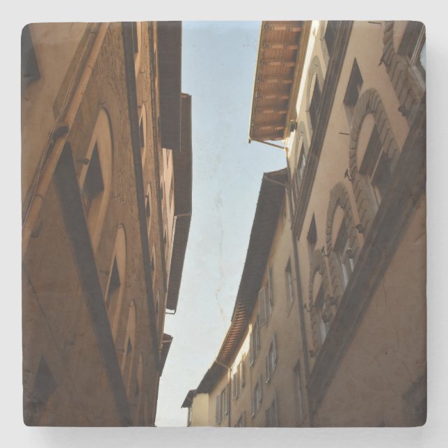 Sun-kissed Street Stone Coaster (Front)