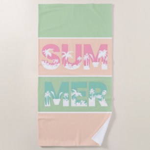 Sun-Kissed Tropics Beach Towel
