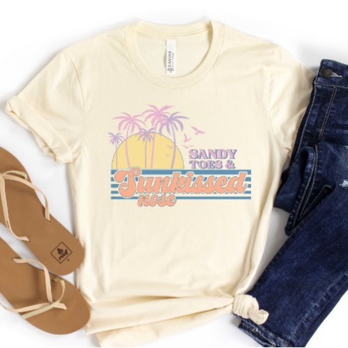 Sun_kissed Vibes Tee Sandy Toes and Sunkissed Nose