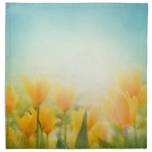 Sun Kissed Yellow Tulips Napkins