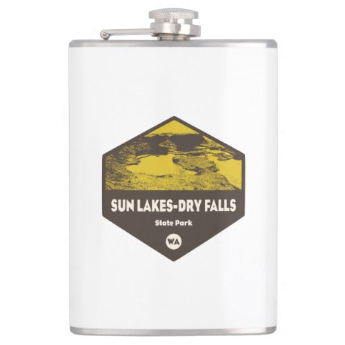 Sun Lakes_Dry Falls State Park Washington Flask