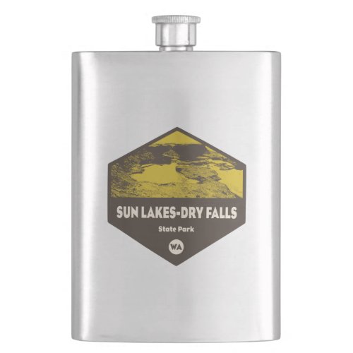 Sun Lakes_Dry Falls State Park Washington Flask