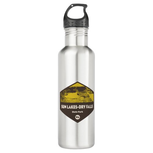 Sun Lakes_Dry Falls State Park Washington Stainless Steel Water Bottle