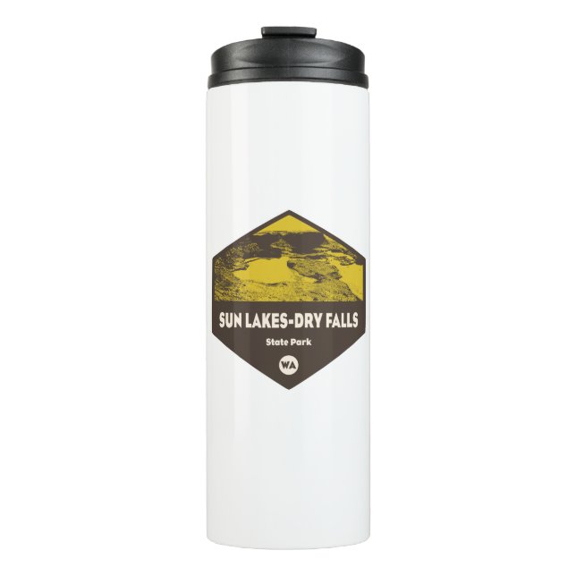 Sun Lakes-Dry Falls State Park Washington Thermal Tumbler (Front)