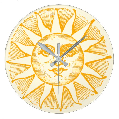 Sun Large Clock