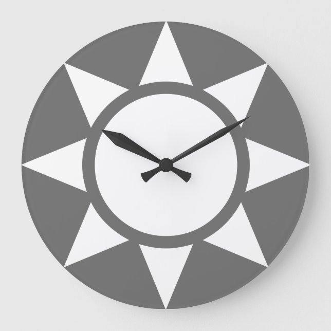 Sun (Large) Wall Clock (Front)