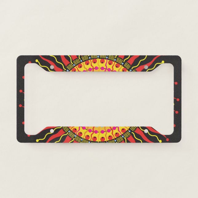 Sun License Plate Frame (Front)