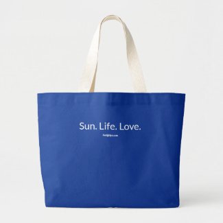 Sun. Life. Love.™ large tote bag