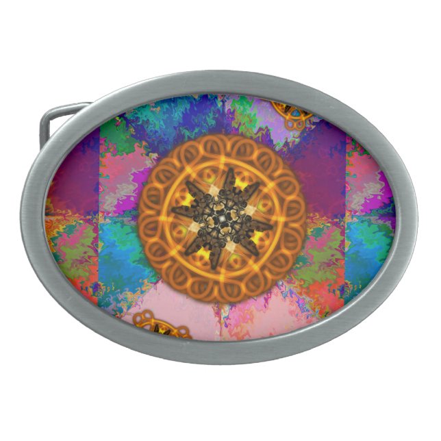 Sun light  belt buckle (Front)