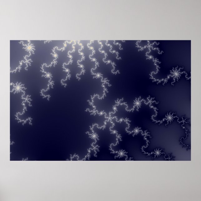 Sun Lightning - Fractal Poster (Front)