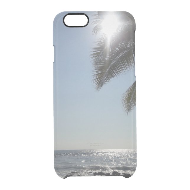 Sun lit Palm Tree Ocean        Uncommon iPhone Case (Back)