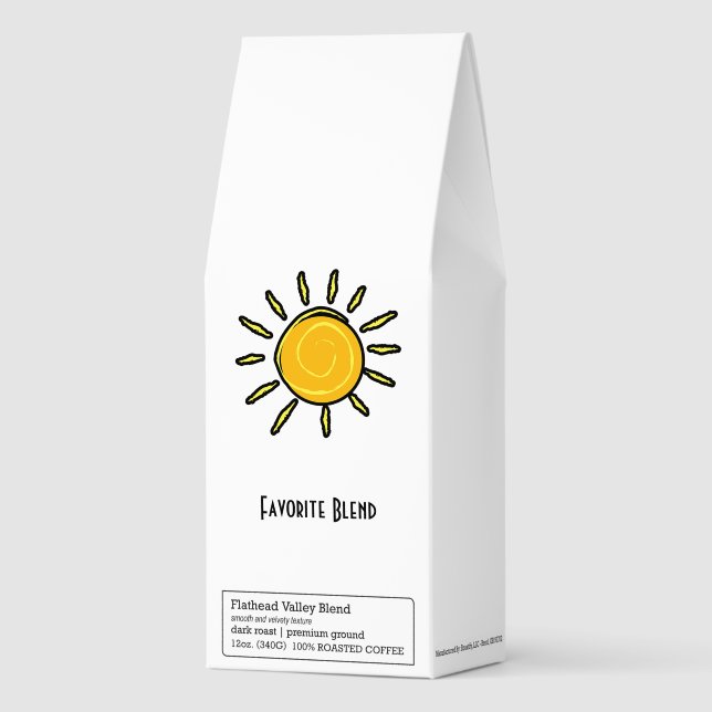 Sun Logo Housewarming Gift  Roasted Coffee (Front)