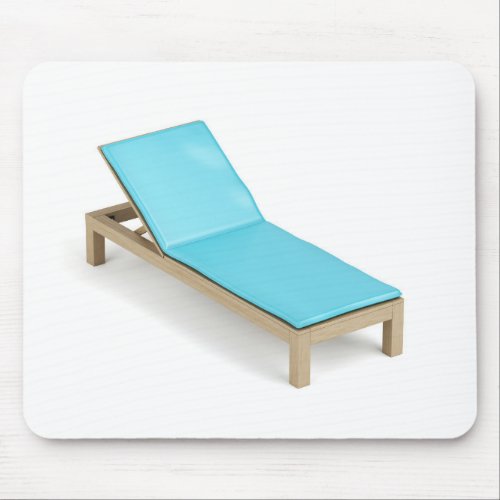 Sun lounger with mattress mouse pad