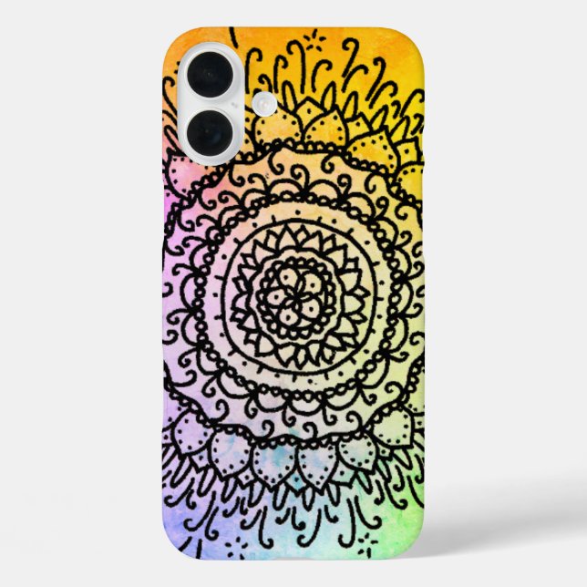 Sun Mandala Case-Mate iPhone Case (Back)
